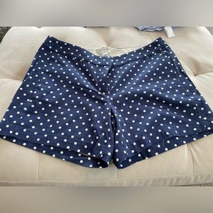J crew polka dot shorts